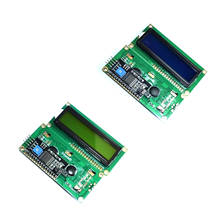 10-шт./лот ЖК-модуль синий экран зеленый экран IIC/I2C 1602 для arduino 1602 LCD UNO r3 mega2560 2024 - купить недорого