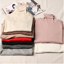 Shikoroleva Sweater Women Turtle Neck Casual Slim Knitted Pullover Sweaters Pull Homme XL L M S Female Pink Brown Red Beige 2024 - buy cheap