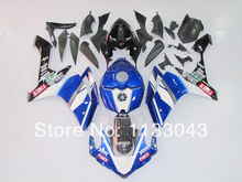 Azul branco preto carenagem kit para Yamaha YZF R1 07 08 YZF-R1 07-08 YZF1000 R1 07 08 R1 2007 2008 carenagens YZF # 1pmm + PRESENTES 7 2024 - compre barato