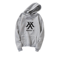 MONSTA X Women Hoodies Sweatshirts Korean Kpop Fans Clothes Streetwear Casual Harajuku Oversized Fleece Unisex Pullovers Moletom 2024 - buy cheap