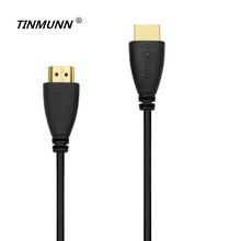 Cable de vídeo en 3D compatible con HDMI, Cable de oro 1,4, 1080P, para conmutador divisor HDTV, 0,5 m, 1m, 1,5 m, 2m, 3m, 5m, 10m 2024 - compra barato