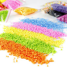 Bolas redondas de espuma de colores para decoración de sofá, relleno de poliestireno de 6-9mm, bolas alrededor de 1000/8g, cada bolsa 2024 - compra barato