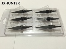 96PK high quality 175 grain carbon steel crossbow hunting arrow tips broadheads 2024 - buy cheap