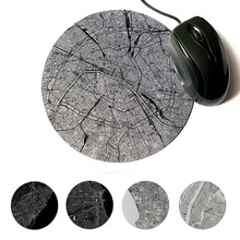 MaiYaCa High Quality Paris White Map Customized laptop Gaming Lockedge mouse pad 220x220mm Round Mouse Pad 2024 - buy cheap