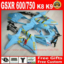 ABS Fairings set for Suzuki gsxr 600 GSXR750 08 09 10 black blue RIZLA+ fairing kit K8 K9 GSXR 600 750 2008 2009 2010 GZ40 2024 - buy cheap