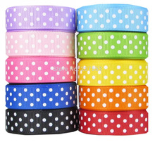 Bulk Dots Ribbon Supplier 100yards 5/8"(16mm)Polka Dots Grosgrain Ribbon -Free Shipping 2024 - buy cheap