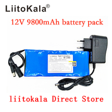 Liitokala New 12V 9800mAh battery pack lithium ion camera camera battery and 12.6V 1A charger eu / us plug 2024 - buy cheap