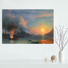 Modern Picture Ivan Aivazovsky Poster Paintings For Living Room Wall Art Canvas Fabric Cloth Decoration Poster Wall Art Unframed 2024 - buy cheap