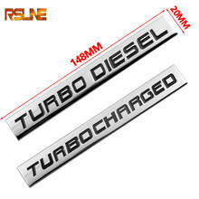 3D Metal Zinc alloy TURBO DIESEL letter Emblem Badge Decal Auto Rear Trunk accessories car styling Automobiles Car stickers 2024 - buy cheap