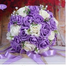 Beautiful Handmade Flowers Decorative Artificial Rose Flowers Pearls Bride Bridal Lace Accents Wedding Bouquets With Ribbon Buy Cheap In An Online Store With Delivery Price Comparison Specifications Photos And Customer Reviews