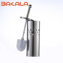 1SET Stainless Steel Toilet Bowl Brush Bathroom Cleaning Tool Holder With Base Toilet Brush Home Cleaner Chrome WC Brush Holder 2024 - buy cheap