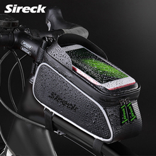 Sireck Waterproof Cycling Front Top Bag Bicycle Bag Pouch 6.0" Frame Tube Phone Case Mountain Road Bike Bag Bicycle Accessories 2024 - buy cheap
