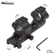 AloneFire LD3003 30mm Dual Ring Cantilever Scope Mount Picatinny Weaver Rail 25MM gun hunting mount for Tactic flashlight 2024 - buy cheap