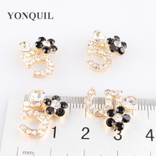 Number Five Design Fashion Pearls White Crystal Pin Brooch Bouquet Rhinestone Brooch Scraft Dress Accessories 30Pcs/Lot MYQBB088 2024 - buy cheap
