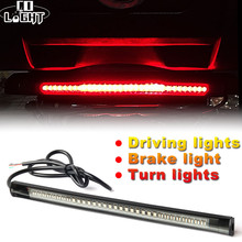 CO LIGHT Universal Led Strip 48Leds Flexible Stop Running Light DC 12V Motorcycle Turn Signal Brake Tail Strip for Car ATV Niva 2024 - buy cheap