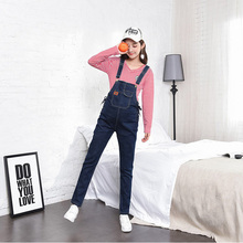 Denim Jeans Maternity Suspender Trousers Pant for Pregnant Women Clothes Plus Size Prop Belly Pregnancy Clothing Jumpersuit 2024 - buy cheap