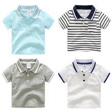 Cotton Children's Short-sleeved T-shirt In The Big Children's Clothing Girls Boys Summer 2019 New Vest Baby Shirt 2024 - buy cheap