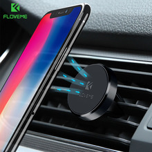 FLOVEME-soporte magnético Universal para teléfono de coche, accesorio de rejilla de ventilación magnética para iPhone X, Samsung, Xiaomi, GPS 2024 - compra barato