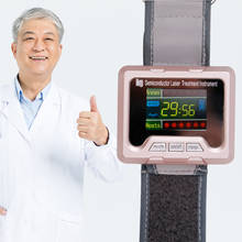Laser Therapy Wrist Diode LLLT 650nm Low Level Frequency Diabetes Hypertension Treatment Watch Laser Sinusitis Therapy Device 2024 - buy cheap