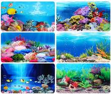 Fishbowl Background Paper Painting High Definition Figure 3D Stereoscopic Fishbowl Wallpaper Background Painting Double-sided 2024 - buy cheap