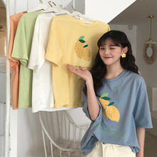 Camiseta informal a la moda para mujer, Tops bonitos de primavera y verano, FP244, 2019 2024 - compra barato