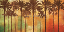 Картина на холсте «пальмовый Рай», Джон СЕБА 2024 - купить недорого