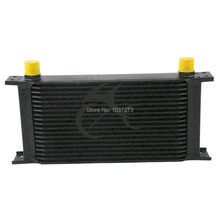 BLACK UNIVERSAL 19 ROW AN-10AN ENGINE TRANSMISSION RACING OIL COOLER 2024 - buy cheap