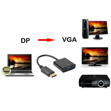 Adaptador de extensión DP Displayport a VGA, convertidor de vídeo macho a hembra de 1080P, 1,1a, 15Ppin DP a VGA para PC DVD HD TV 2024 - compra barato