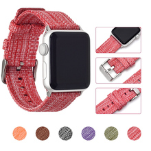 Canvas Nylon Watch Band for Apple Watch Band Nylon 38mm 42mm 40mm 44mm Sports Bands For Iwatch Series 4 3 2 1 Strap 2024 - buy cheap