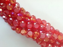 Lote de 700 unidades de cuentas de cristal facetadas de 8mm de color rojo AB, abalorios redondos planos y sueltos, para pulsera artesanal, envío gratis 2024 - compra barato