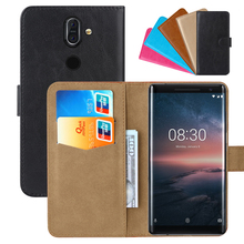 Luxury Wallet Case For Nokia 8 Sirocco PU Leather Retro Flip Cover Magnetic Fashion Cases Strap 2024 - buy cheap
