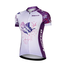 Mulher camisa de ciclismo roupas bicicleta estrada topos curto maillot ropa de ciclismo menina impressão borboleta ciclo wear 2024 - compre barato