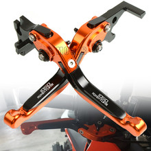 Motocicleta cnc ajustável folding extensível embreagem do freio alavancas para 1050 aventura 2016 motor dobrável 1050 aventura adv 2024 - compre barato