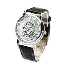 Роскошные брендовые кожаные кварцевые часы для мужчин и женщин, модные наручные часы-браслет, Relogio Masculino Feminino 2024 - купить недорого