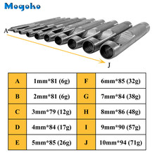 Дырокол для кожи Mogoko, 1-10 мм, Круглый дырокол для кожи, ремней, тканевой бумаги, пластмассы, кожевенного ремесла 2024 - купить недорого