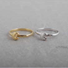 Classic Romantic Crescent ring jewelry wholesale new Moon rings women rings 2024 - buy cheap