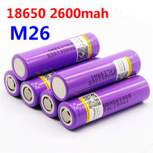 Liitokala-bateria recarregável, 100% original, m26, 18650, 2600mah, 10a, 2500, li-ion, bateria segura, carregamento, para scooter 2024 - compre barato