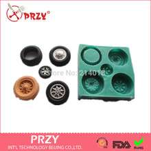 New  style  wholesale  fondant round tire silicone mold for fondant cake decoration 2024 - buy cheap