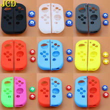 JCD-cubierta protectora de silicona suave antideslizante, tapas de Joystick para mando de Nintendo Switch NS 2024 - compra barato