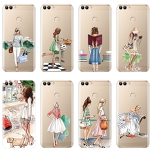 Case For Huawei P10 P20 P8 P9 Lite 2017 Girl Silicone Back Cover For Huawei P20 Pro P10 Plus P Smart P9 Lite Mini Phone Case 2024 - buy cheap