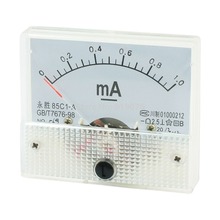 2,5 Точность DC 0-1 мА аналоговый измеритель тока Панель Амперметр 85C1-mA 2024 - купить недорого
