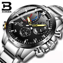 Watch Men Switzerland BINGER Luxury Brand Men Watches Automatic Mechanical Men Watch Sapphire Waterproof Energy display BS03-1 2024 - buy cheap