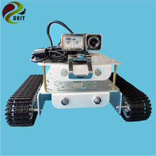 DOIT-Robot de Metal pesado TD200 doble oruga, modelo de chasis, coche inteligente, competencia electrónica Chasis de coche, DIY 2024 - compra barato