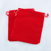 50pcs/lot Red Color Velvet Bag 10*12cm Small MP3/Watch Jewelry Packaging Bags Wedding Drawstring Velvet Pouch Candy Gift Bags 2024 - buy cheap