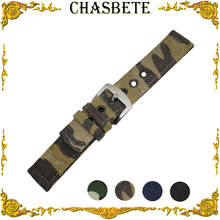 18mm 20mm 22mm 24mm Nylon Watch Band for Breitling Pin Buckle Fabric Nato Strap Wrist Loop Belt Bracelet Blue Black + Spring Bar 2024 - buy cheap
