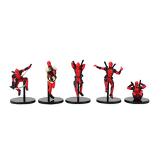 Figura de acción de los vengadores Deadpool, juguete de superhéroe, minifigura de PVC, modelo coleccionable, 5 unids/lote 2024 - compra barato
