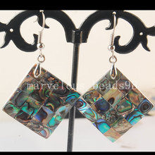 Free Shipping Beautiful jewelry  New Zealand Abalone Shell Art Earring MC3172 2024 - buy cheap