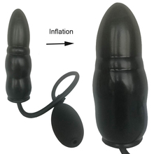 Inflatable Anal Expander Huge Dildo Big Anal Plug Adult Sex Toys for Women Men Prostate Massage Anal Dilator Inflation Butt Plug 2024 - buy cheap