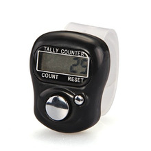 1pc Black Stitch Marker and Row Counter LCD Electronic Digit Finger Ring Digital Tally Counter Clicker Timer 2024 - buy cheap
