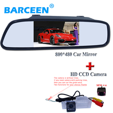 FOR Ang KelaChevrolet Cruze Hatchback 4.3" wide screen 800*480 monitor+4 IR car rear reversing rearview camera 2024 - buy cheap